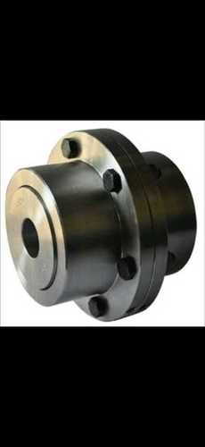 1-1/2 Degree Torque Mild Steel Polished Round Gear Coupling, 10" Dia