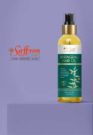 100% Natural Herbal Bhringraj Hair Oil With Antimicrobial And Antifungal Properties