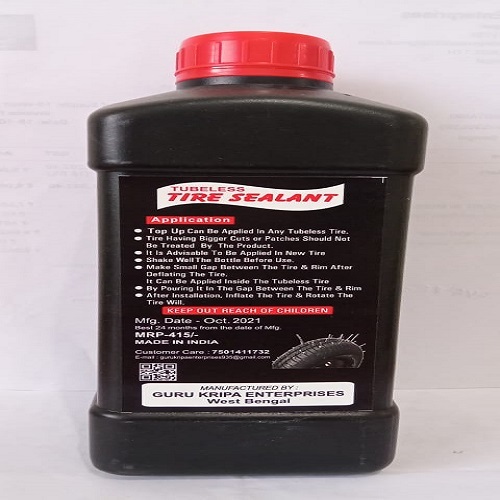 इको फ्रेंडली रबर एंटी पंचर सिस्टम ट्यूब और ट्यूबलेस टायर सीलेंट ग्रेड: केमिकल ग्रेड