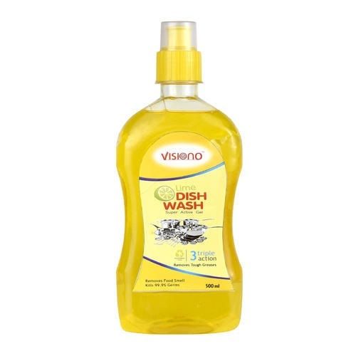 Visiono Dish Wash Liquid With Lemon Fragrance 500 Ml Application: Utensils Cleaning