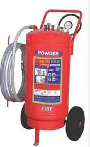 25 Kg Trolley Mounted Dry Powder Type Abc Fire Extinguisher With Flexible Hose Application: Industrial