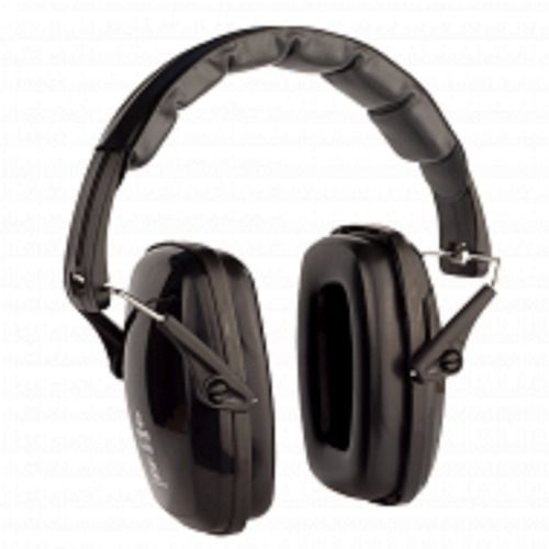 Adjustable Black Overhead Safety Ear Muff Plug With Cushioned Headband