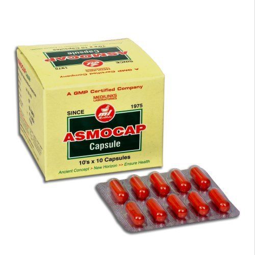 Asmocap Herbal Capsule With 10x10 Capsules