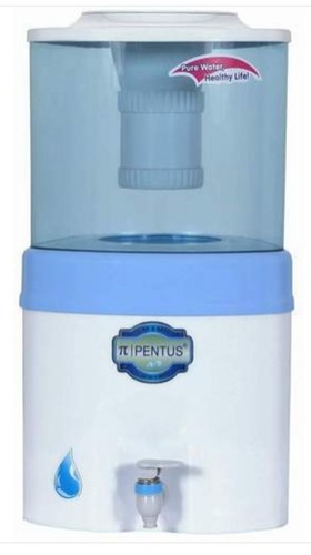 Automatic Storage Water Purifier - Plastic, 330x201x500 cm | 8L Capacity, UV Fail Alarm, Auto-Flushing Mechanism, 24/7 Clean Water Access
