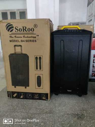 Soroo B4 12 Inch Trolley Speaker System Built-In Usb Mp3 Player Cabinet Material: Wooden