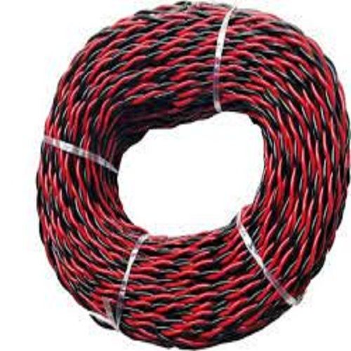 Twisted 2 Core Wire Red And Black Electric Wire Frequency (Mhz): 50 Megahertz (Mhz)