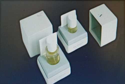 White Plain Square Shape Perfume Storage Packaging Boxes, 7x 7 Cm