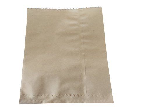 Brown 100 Percent Recycled Eco Friendly Kraft Paper Pouch, 6X3 Inches