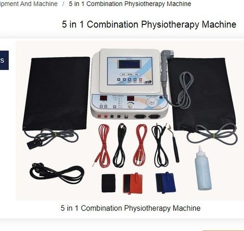 5 in 1 Combination Physiotherapy Machine