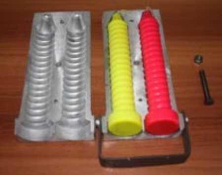 Aluminum Corrosion Proof Pillar Shape Aluminium Candle Making Moulds For Industrial Use