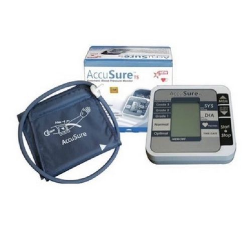 Plastic Fully Automatic Inflation Lcd Display Accusure Digital Blood Pressure Monitor For Hospital, Dimension 20X10X9 Cm