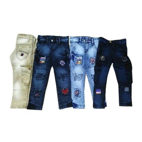 Skin Friendly Plain Dyed Anti Wrinkle Denim Jeans Pant