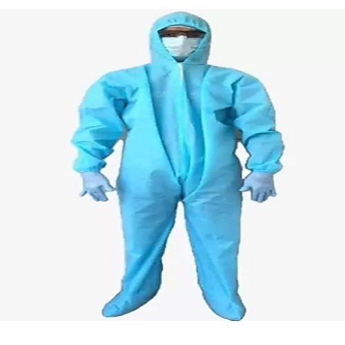 Sky Blue Color Full Body Disposable Ppe Kit for Personal Safety Use