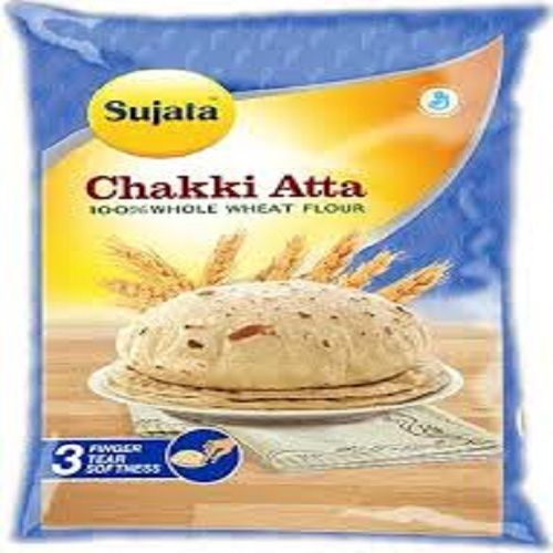 Sujata 100% Pure Whole Wheat Chakki Atta - Flour, 10Kg Bag Carbohydrate: 16% Percentage ( % )