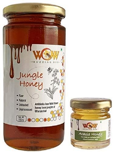 Wow Buzzing Bee Raw Honey - Jungle & Acacia, Pack