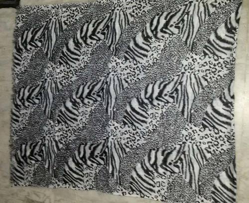 Black And White Skin Friendly Printed Designer Cotton Viscose Fabric Soft