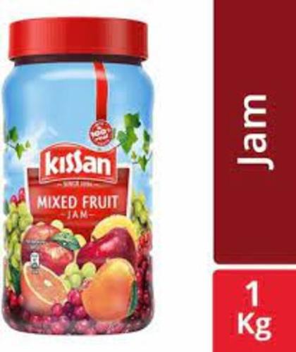 Delicious, Healthy And Sugar Free Kissan Mixed Fruit Red Jam Shelf Life: 1 Week