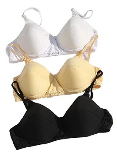 STROWBERRY PURE COTTON BRA WHITE COMBO PACK Women Full Coverage Non Padded  Bra - Buy STROWBERRY PURE COTTON BRA WHITE COMBO PACK Women Full Coverage  Non Padded Bra Online at Best Prices