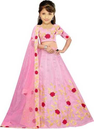 Girls Lehenga Choli Ethnic Wear Embroidered Lehenga With Dupatta Age Group: 15-18