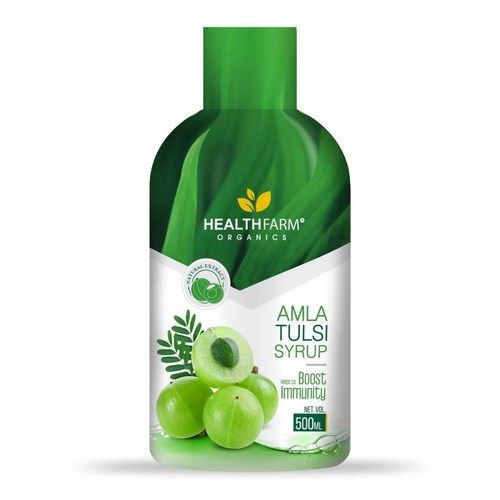 Healthfarm Amla Tulsi Syrup, Immunity Booster (500 Ml)