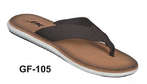 Mens Brown Casual Wear Light Weighted Flip-flop Niwar Flat Slipper