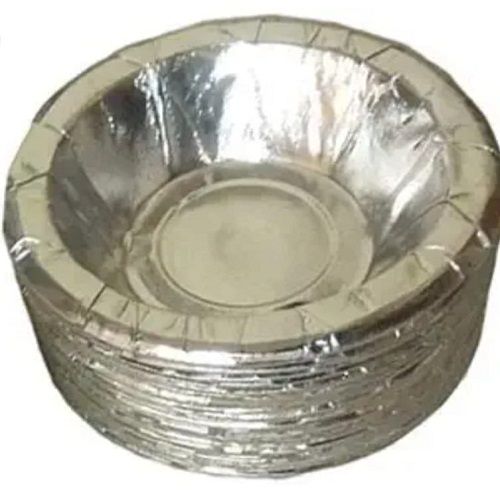 Plain Pattern Silver Colour Disposable Dona For Paties