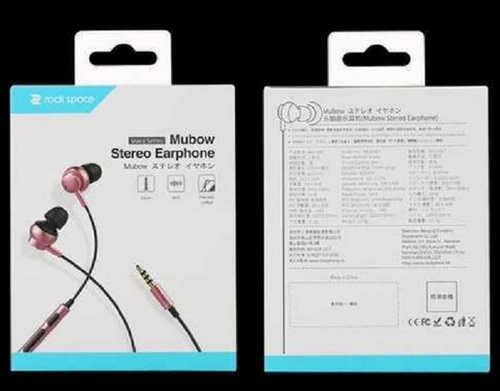 Black And White Rock Comfort Wired Earphone For Mobile, Tablet, Jack Size (Mm) 3.5Mm Jack, Call Control : Call End, Call Answer