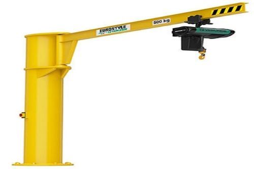 Smooth And Precise Operation Self Supported Slew Electric Drive Jib Crane With 30 Meter Span Rated Loading Capacity: 10000