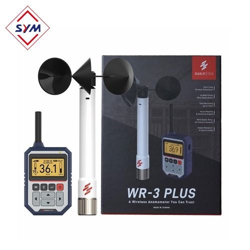 Wireless Anemometer For Construction Project Cranes With 3 Years Warranty And Work Temperature -30a -+60a