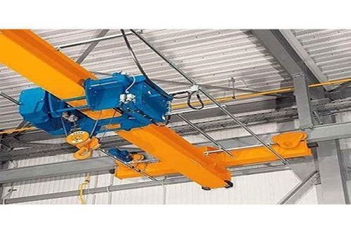 Yellow And Black Single Girder Underslung Crane Upto To 10000 Kgs Loading Capacity Load Capacity: 100000  Kilograms (Kg)