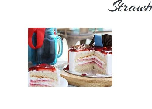 100% Fresh Strawberry Cakes For Celebration Half Pounds Delicious Fat Contains (%): 1 Percentage ( % )