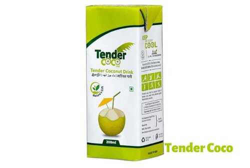 100% Natural Tender Coconut Water Tetra Pack
