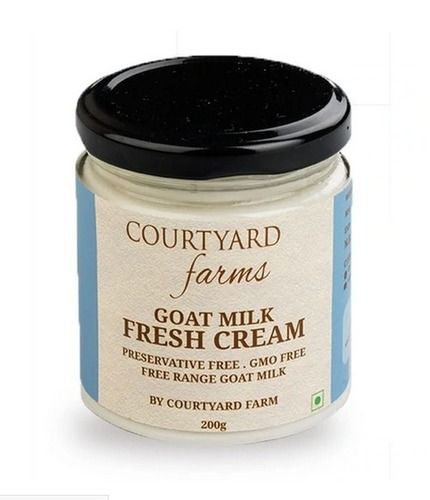 100% Preservative Free GMO Free Goat Milk Fresh Cream For Daily Essentials And Nutrition