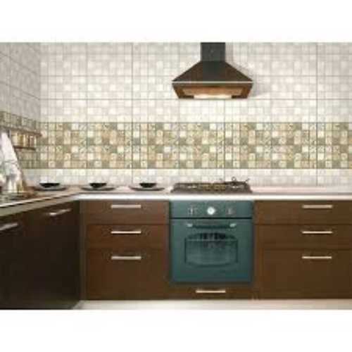 White Acid Resistance And Attractive Design Kitchen Wall Tiles In Square Shape