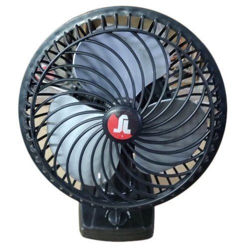 Black Color, Plastic, Electric Table Cum Wall Fan With Three Blades