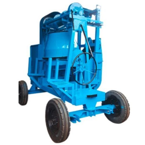 Less Maintenance  Free From Defects Color Coated Mild Steel Four Wheel Type Self Drive Concrete Mixer Machine