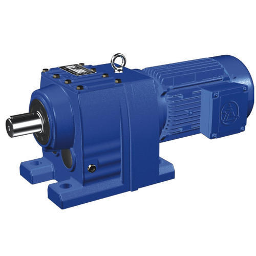 Helical Geared Electric Motor - Color: Off White