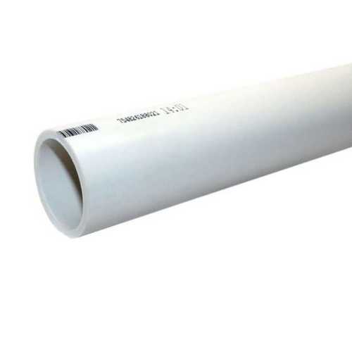 White High Strength Round Pvc Pipes For Construction And Manufacturing Unit