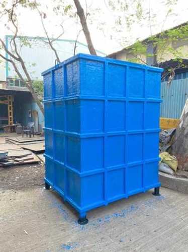 Plastic Industrial Use Vertical Tank Orientation Frp Water Tank, Blur Colour