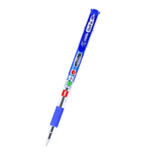 Round Shape And High Perceivability Ink Blue Colour Ball Pens Size: 5-6