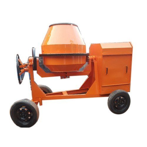 Less Maintenance  Free From Defects Rugged Design Mild Steel Cement Concrete Mixer Machine (Drum Capacity 750 Ltr)