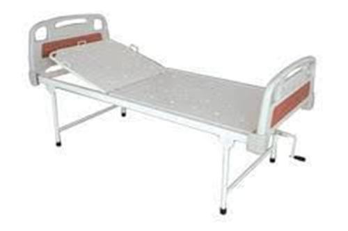  स्टेनलेस स्टील सामग्री और सफेद पेंट कोटिंग के साथ अस्पताल में उपयोग के लिए सेमी फाउलर बेड 