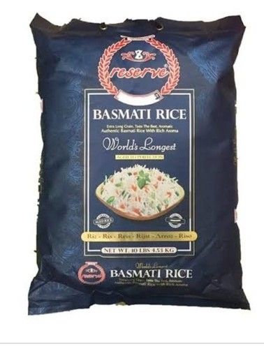 100% Pure And Organic Reserve Basmati Rice Extra Long Grain For Cooking