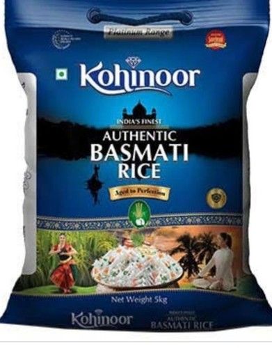  100% शुद्ध और जैविक कोहिनूर प्रामाणिक अतिरिक्त लंबे दाने वाला बासमती चावल