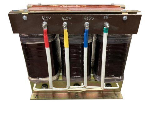 110 Volt Three Phase Isolation Transformer, 54Hz Frequency  Coil Material: Copper Core