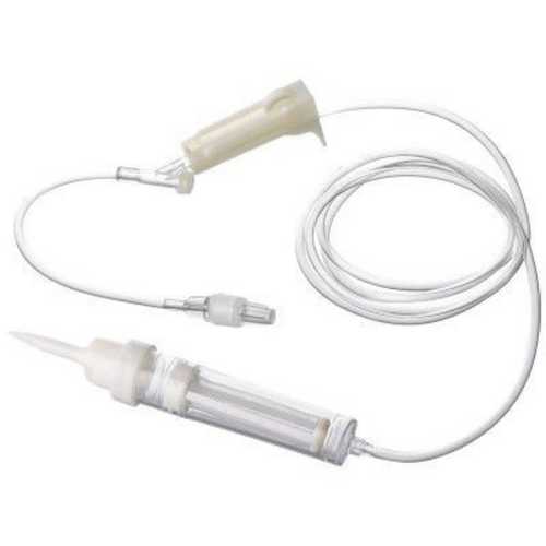 White 2 Meter Transparent Plastic Blood Transfusion Set For Clinical Use