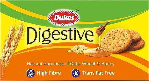Healthy And Nutritious Oat Wheat And Honey Rich Dukes Digestive Biscuit (10x100g)