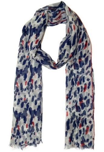 Ladies Breathable And Skin-Friendly Abstract Printed Cotton Trendy Scarves