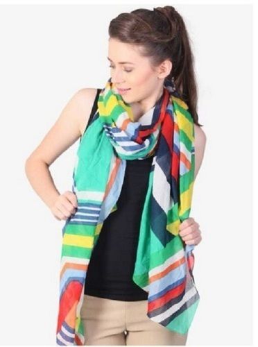 Ladies Breathable And Skin-Friendly Printed Casual Color Mania Scarves