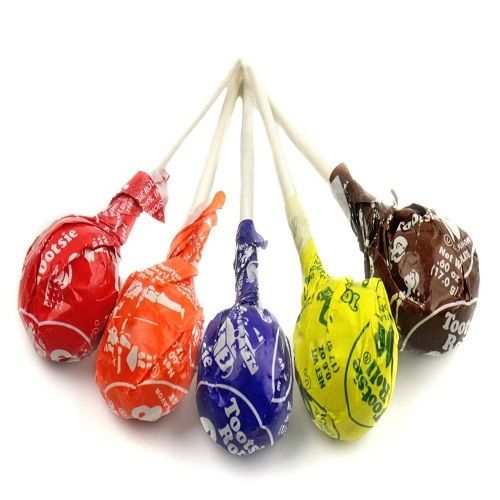 Multi Color Mixed Fruit Flavor Tootsie Roll Pops Lollipops Candy Fat Contains (%): 0 % Grams (G)